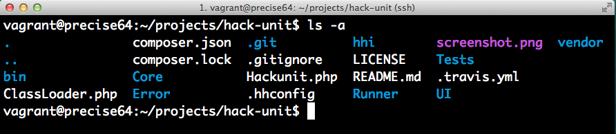 Hack project directory structure
