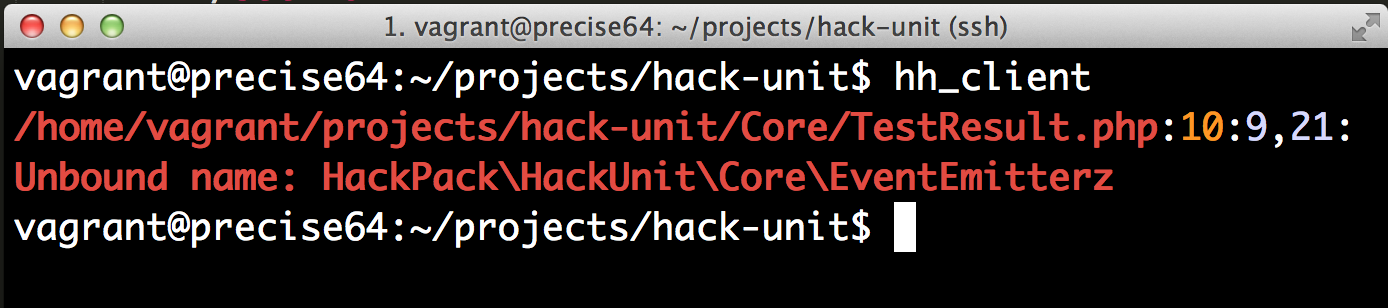 Hack type errors